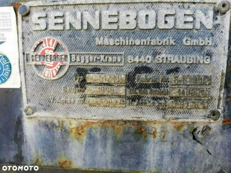 Inna inny Dźwig Samojezdny Żuraw podnośnik SENNEBOGEN S612M 14m