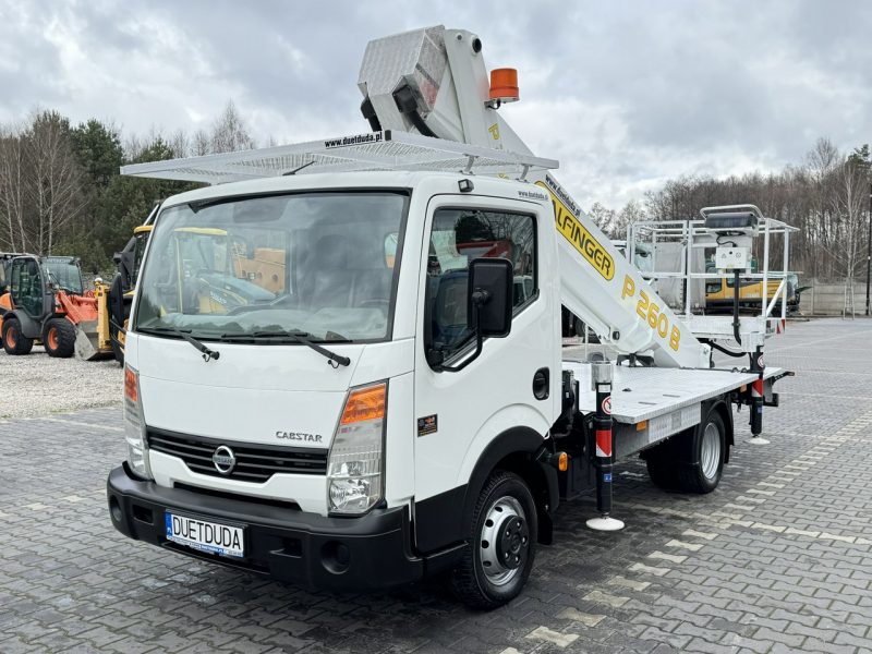 Nissan Cabstar Podnośnik Koszowy 26m Palfinger P260B Zwyżka UDT Wumag GSR Ruthmann P7