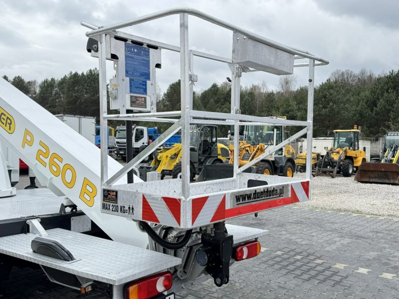 Nissan Cabstar Podnośnik Koszowy 26m Palfinger P260B Zwyżka UDT Wumag GSR Ruthmann P7