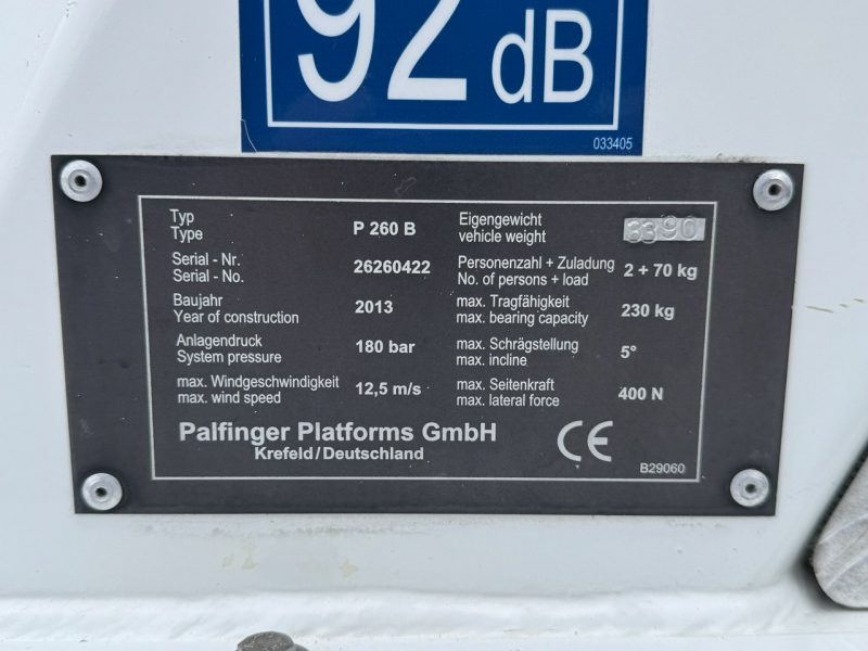 Nissan Cabstar Podnośnik Koszowy 26m Palfinger P260B Zwyżka UDT Wumag GSR Ruthmann P7