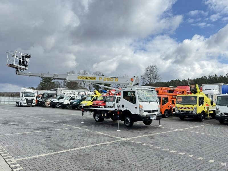 Nissan Cabstar Podnośnik Koszowy 26m Palfinger P260B Zwyżka UDT Wumag GSR Ruthmann P7