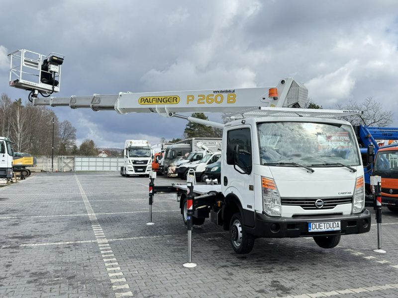 Nissan Cabstar Podnośnik Koszowy 26m Palfinger P260B Zwyżka UDT Wumag GSR Ruthmann P7