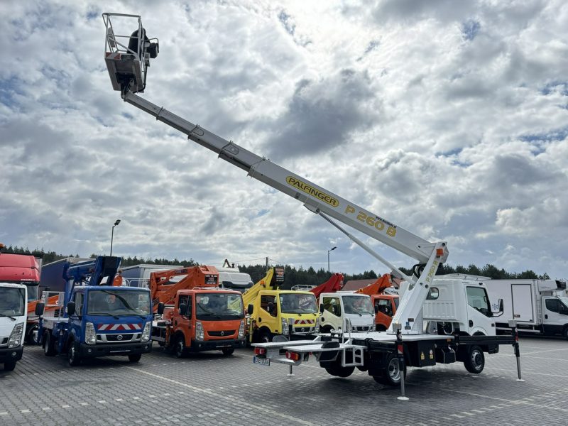 Nissan Cabstar Podnośnik Koszowy 26m Palfinger P260B Zwyżka UDT Wumag GSR Ruthmann P7