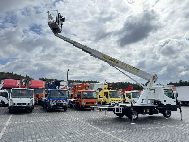 Nissan Cabstar Podnośnik Koszowy 26m Palfinger P260B Zwyżka UDT Wumag GSR Ruthmann P7