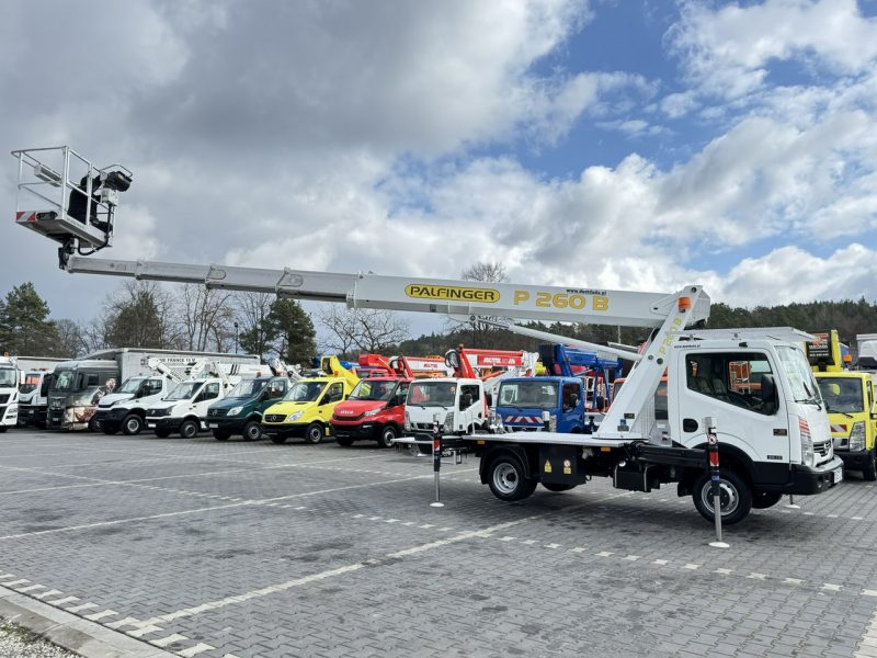 Nissan Cabstar Podnośnik Koszowy 26m Palfinger P260B Zwyżka UDT Wumag GSR Ruthmann P7