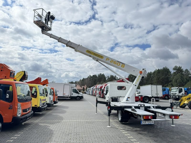 Nissan Cabstar Podnośnik Koszowy 26m Palfinger P260B Zwyżka UDT Wumag GSR Ruthmann P7