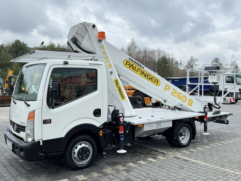 Nissan Cabstar Podnośnik Koszowy 26m Palfinger P260B Zwyżka UDT Wumag GSR Ruthmann P7