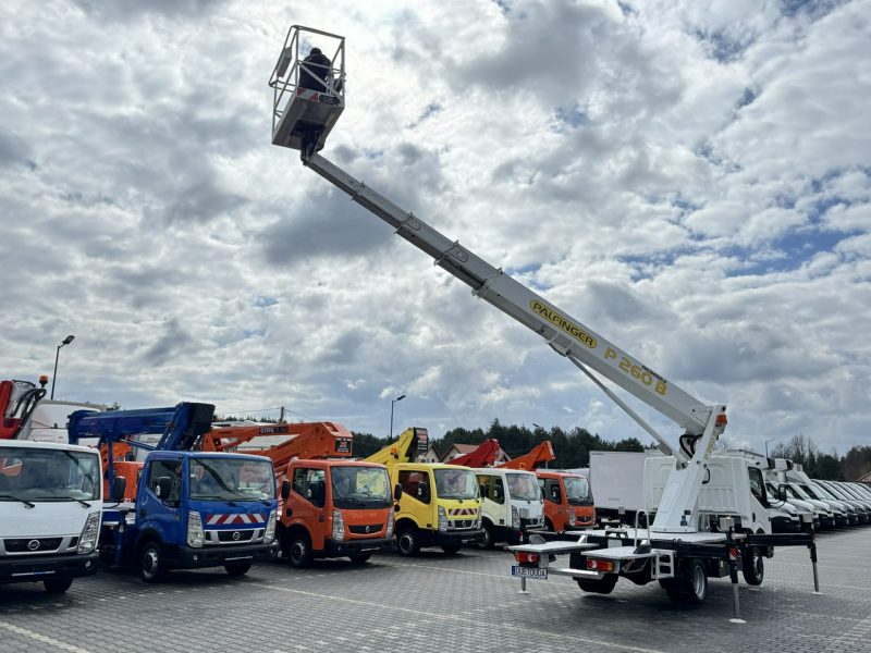 Nissan Cabstar Podnośnik Koszowy 26m Palfinger P260B Zwyżka UDT Wumag GSR Ruthmann P7