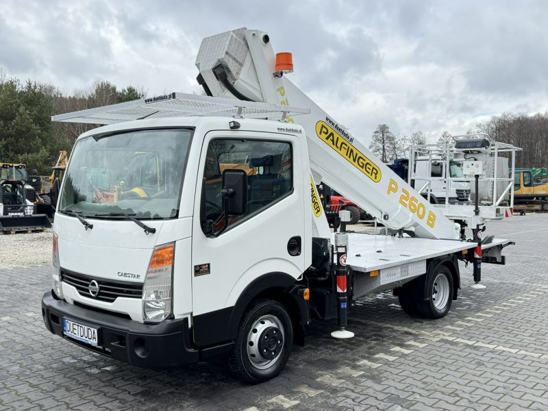 Nissan Cabstar Podnośnik Koszowy 26m Palfinger P260B Zwyżka UDT Wumag GSR Ruthmann P7
