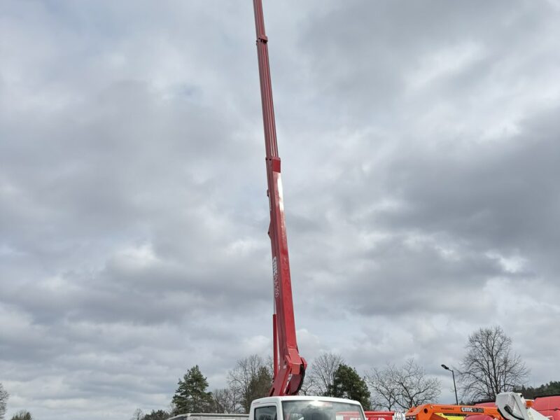 Nissan Cabstar Podnośnik Koszowy 25m CMC PLA 250 Zwyżka Pilot UDT Wumag GSR Multitel