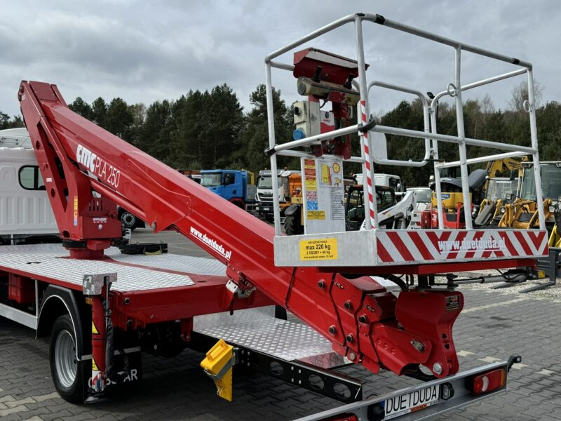 Nissan Cabstar Podnośnik Koszowy 25m CMC PLA 250 Zwyżka Pilot UDT Wumag GSR Multitel