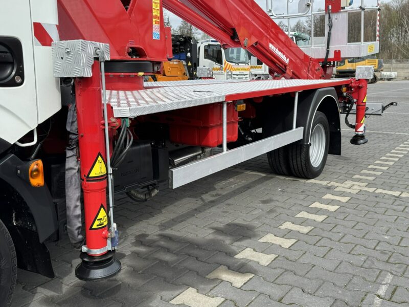 Nissan Cabstar Podnośnik Koszowy 25m CMC PLA 250 Zwyżka Pilot UDT Wumag GSR Multitel