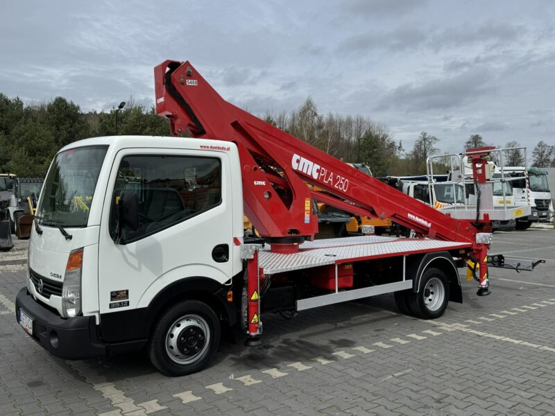 Nissan Cabstar Podnośnik Koszowy 25m CMC PLA 250 Zwyżka Pilot UDT Wumag GSR Multitel