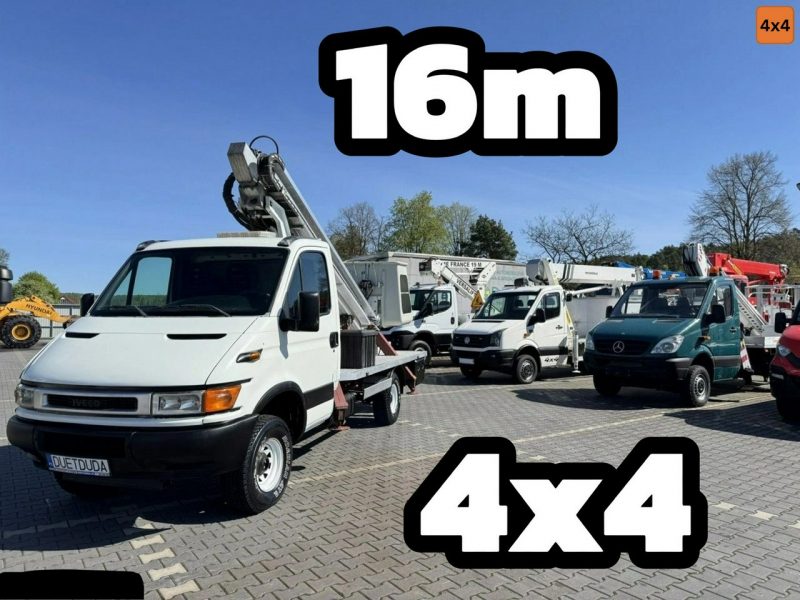 Iveco Daily 4x4 Zwyżka 16m MULTITEL 16.2 ALU/AF Sprinter Crafter P7