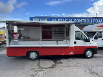 Peugeot Boxer Autosklep wędlin Gastronomiczna food truck foodtruck W-zasil DMC 3500