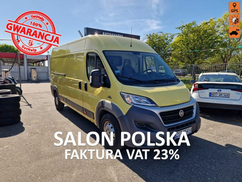 Fiat Ducato 2.3 MultiJet 130 KM, MAXI, Klimatyzacja, Kamera Cofania, Bluetooth,