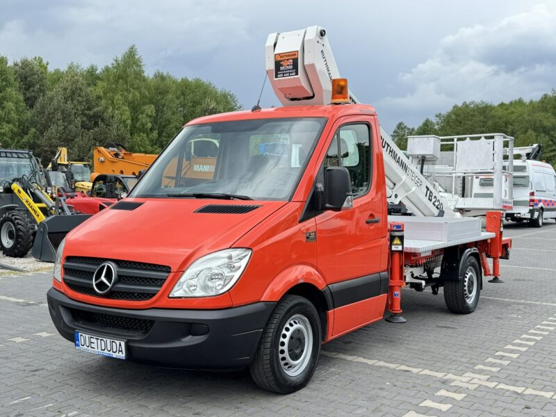 Mercedes Sprinter Podnośnik Koszowy 22m RUTHMANN TB 220 Zwyżka UDT (Palfinger Wumag GSR)