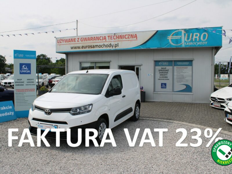 Toyota Proace City Active 1.2D-4t Vat-1 F-Vat Gwarancja SalonPL