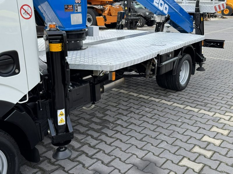 Nissan Cabstar NT400 Zwyżka Podnośnik Koszowy ISOLI PT 200 20m UDT Multitel P7
