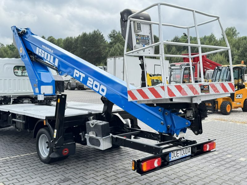 Nissan Cabstar NT400 Zwyżka Podnośnik Koszowy ISOLI PT 200 20m UDT Multitel P7
