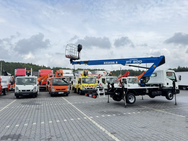 Nissan Cabstar NT400 Zwyżka Podnośnik Koszowy ISOLI PT 200 20m UDT Multitel P7