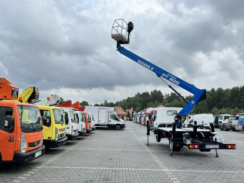 Nissan Cabstar NT400 Zwyżka Podnośnik Koszowy ISOLI PT 200 20m UDT Multitel P7