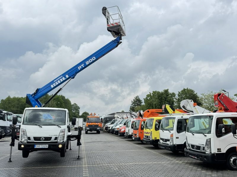 Nissan Cabstar NT400 Zwyżka Podnośnik Koszowy ISOLI PT 200 20m UDT Multitel P7