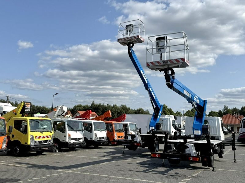 Nissan Cabstar NT400 Zwyżka Podnośnik Koszowy ISOLI PT 200 20m UDT Multitel P7