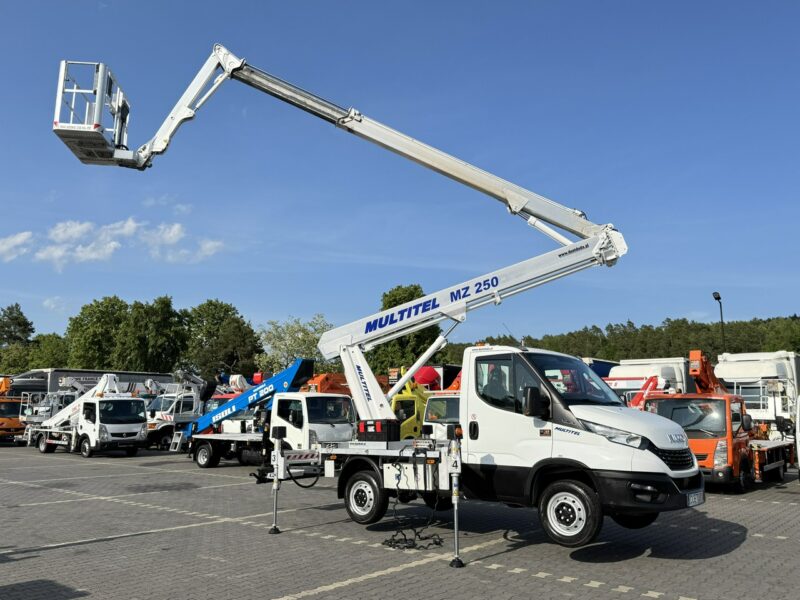 Iveco Daily 35S14 Podnośnik Koszowy Multitel MZ 250 Zwyżka UDT Wumag GSR CMC Ruthmann