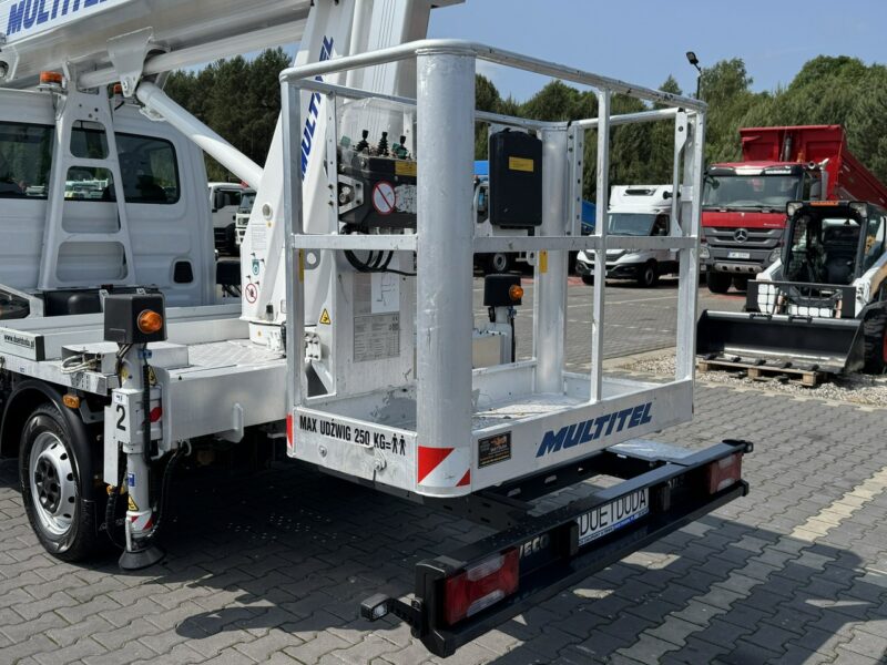 Iveco Daily 35S14 Podnośnik Koszowy Multitel MZ 250 Zwyżka UDT Wumag GSR CMC Ruthmann