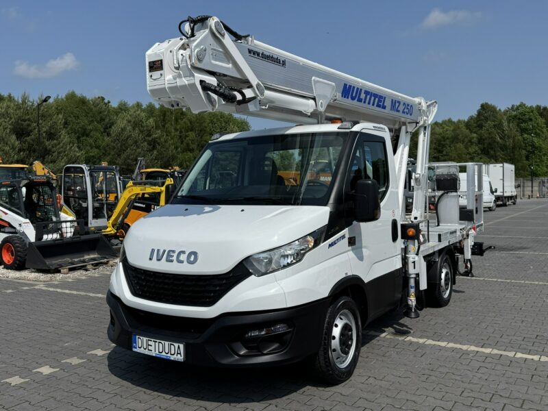 Iveco Daily 35S14 Podnośnik Koszowy Multitel MZ 250 Zwyżka UDT Wumag GSR CMC Ruthmann