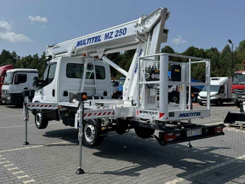 Iveco Daily 35S14 Podnośnik Koszowy Multitel MZ 250 Zwyżka UDT Wumag GSR CMC Ruthmann
