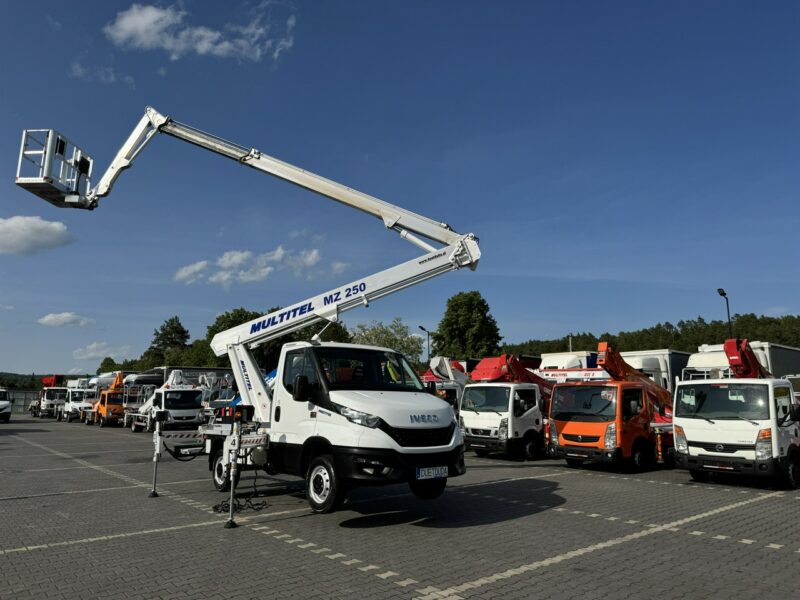Iveco Daily 35S14 Podnośnik Koszowy Multitel MZ 250 Zwyżka UDT Wumag GSR CMC Ruthmann