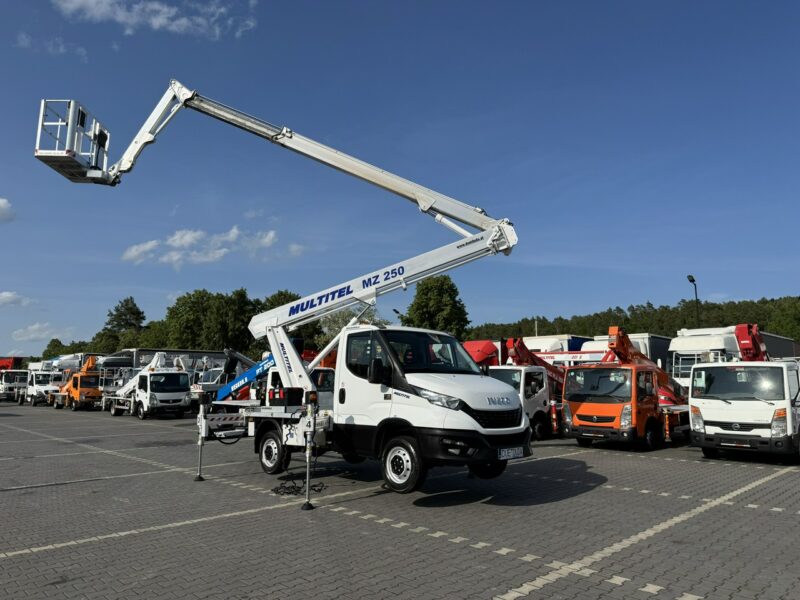 Iveco Daily 35S14 Podnośnik Koszowy Multitel MZ 250 Zwyżka UDT Wumag GSR CMC Ruthmann