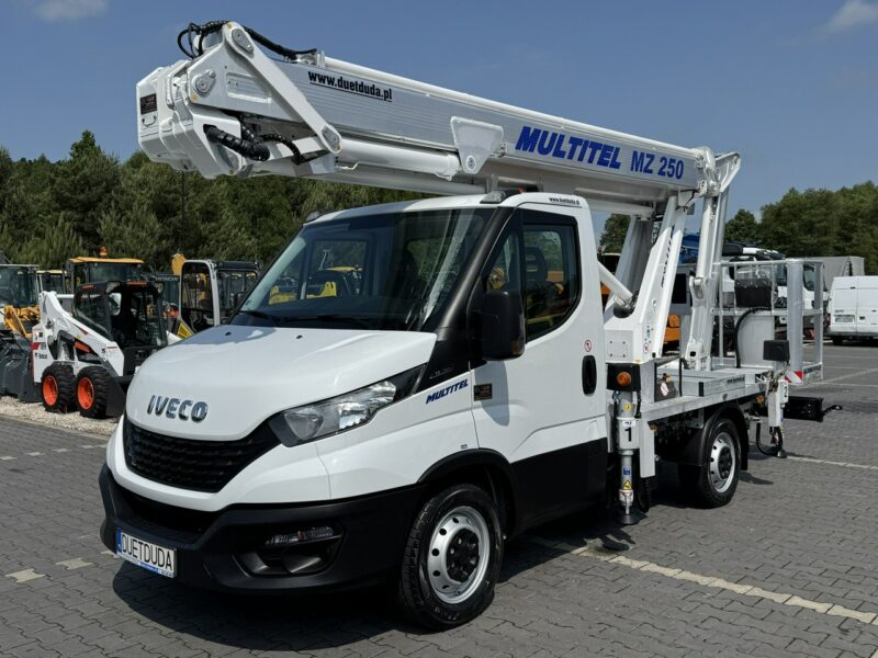 Iveco Daily 35S14 Podnośnik Koszowy Multitel MZ 250 Zwyżka UDT Wumag GSR CMC Ruthmann