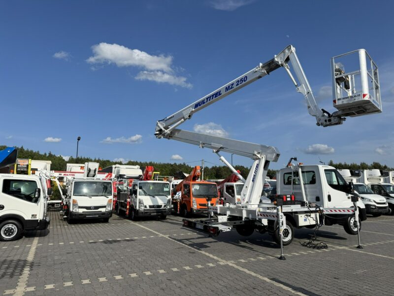 Iveco Daily 35S14 Podnośnik Koszowy Multitel MZ 250 Zwyżka UDT Wumag GSR CMC Ruthmann