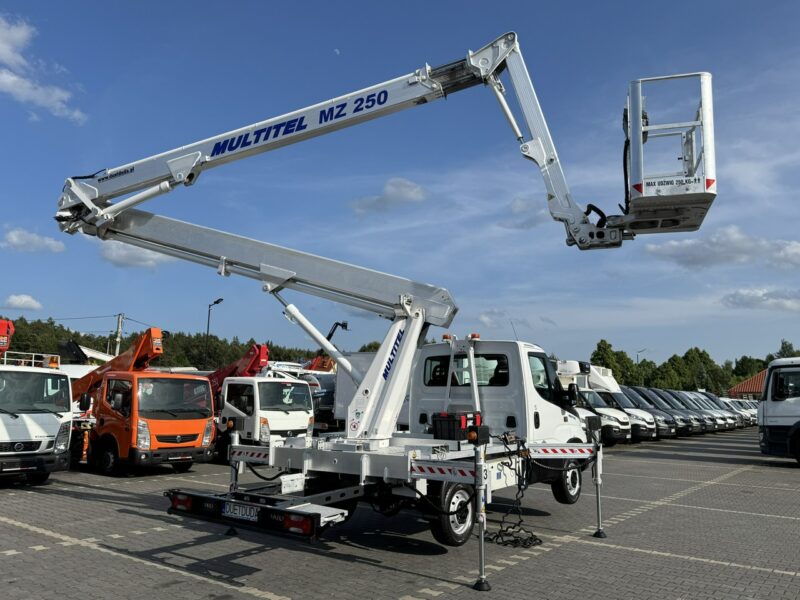 Iveco Daily 35S14 Podnośnik Koszowy Multitel MZ 250 Zwyżka UDT Wumag GSR CMC Ruthmann