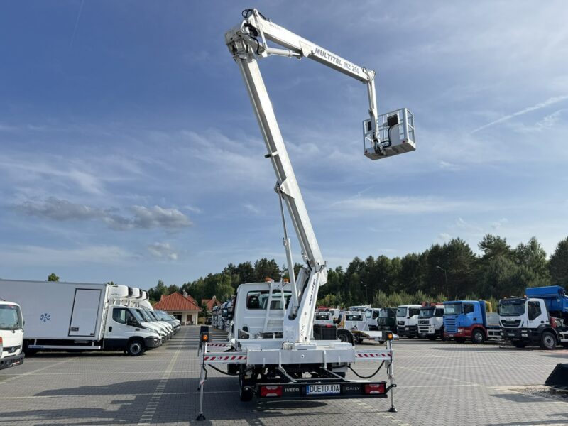 Iveco Daily 35S14 Podnośnik Koszowy Multitel MZ 250 Zwyżka UDT Wumag GSR CMC Ruthmann