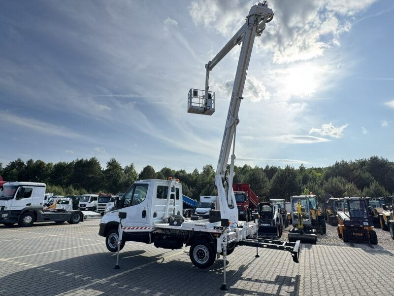 Iveco Daily 35S14 Podnośnik Koszowy Multitel MZ 250 Zwyżka UDT Wumag GSR CMC Ruthmann
