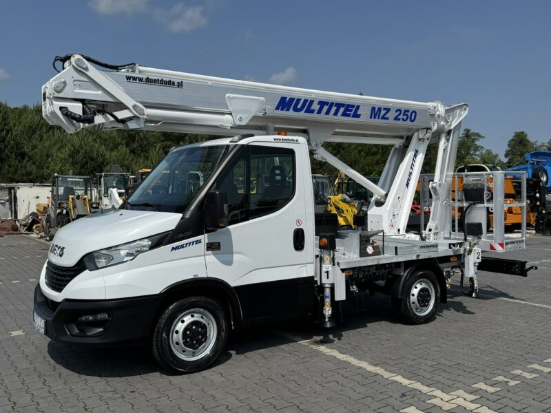 Iveco Daily 35S14 Podnośnik Koszowy Multitel MZ 250 Zwyżka UDT Wumag GSR CMC Ruthmann