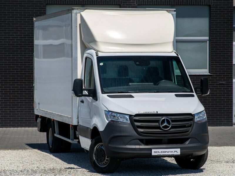 Mercedes Sprinter 515 Automat KONTENER + WINDA *koła bliźniaki* UDT w cenie