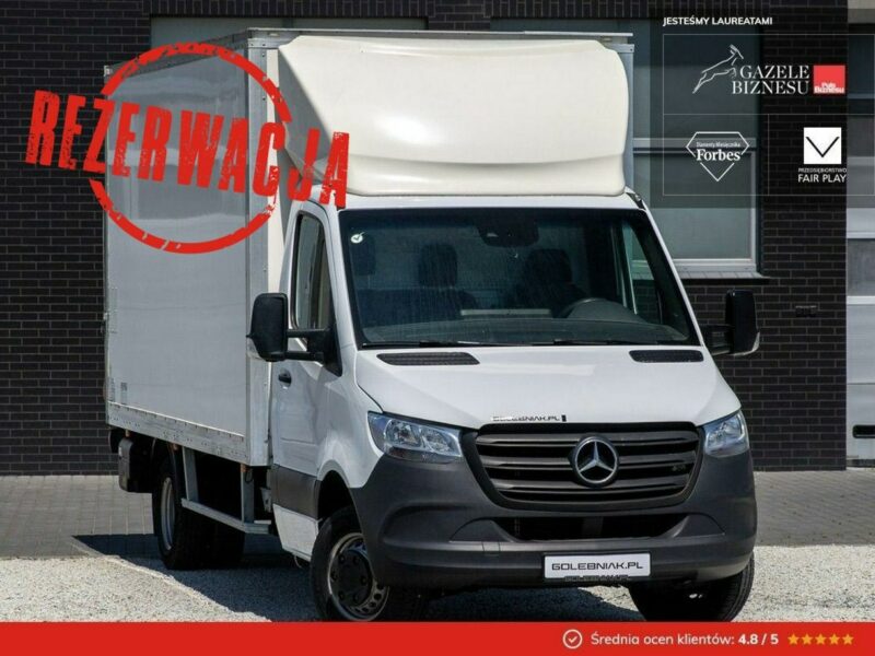 Mercedes Sprinter 515 AUTOMAT KONTENER + WINDA 750kg UDT W CENIE / Leasing od 0%