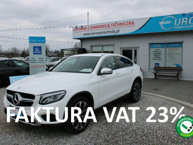Mercedes GLC 220 COUPE F-vat Gwarancja Skóra Led Salon Polska Gwarancja I (2015-2022)