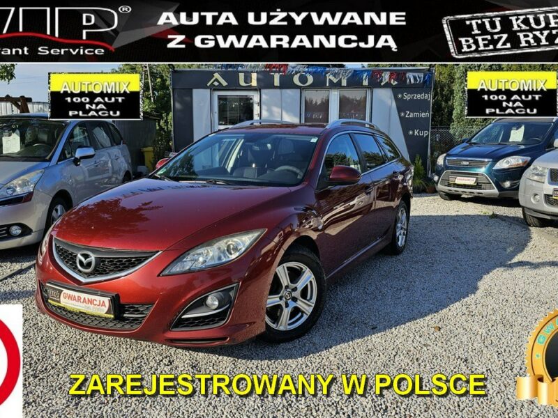 Mazda 6 -SPRZEDANY- Piękna 2,2 DIESEL ! Śliczny kolor Metalic , GWARANCJA II (2007-2013)