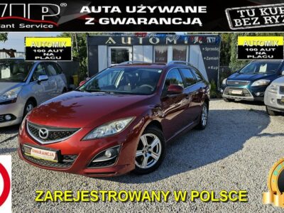 Mazda 6 -SPRZEDANY- Piękna 2,2 DIESEL ! Śliczny kolor Metalic , GWARANCJA II (2007-2013)