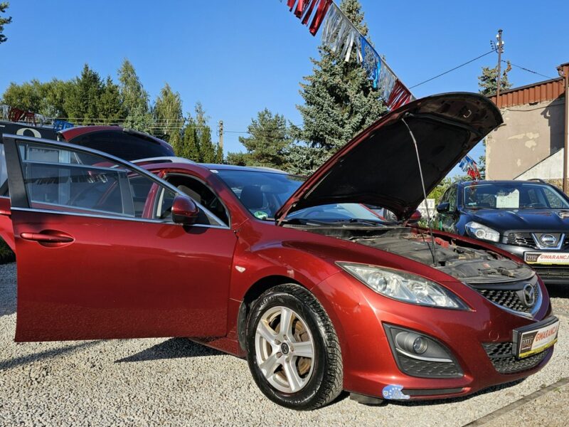 Mazda 6 -SPRZEDANY- Piękna 2,2 DIESEL ! Śliczny kolor Metalic , GWARANCJA II (2007-2013)
