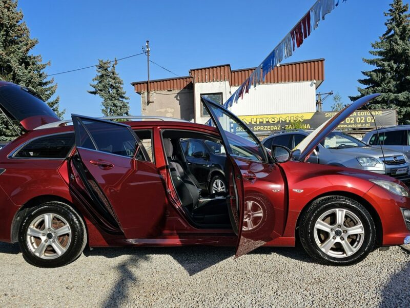 Mazda 6 -SPRZEDANY- Piękna 2,2 DIESEL ! Śliczny kolor Metalic , GWARANCJA II (2007-2013)