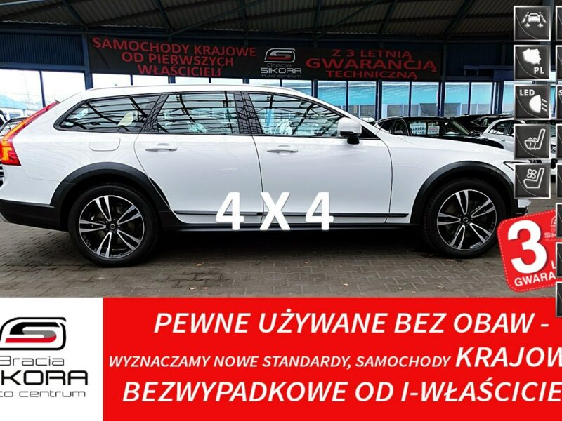 Volvo V90 Cross Country HARMAN/kardon MASAŻE 3Lata GWAR I-wł Kraj Bezwypad D5 235KM 4x4 FV23%