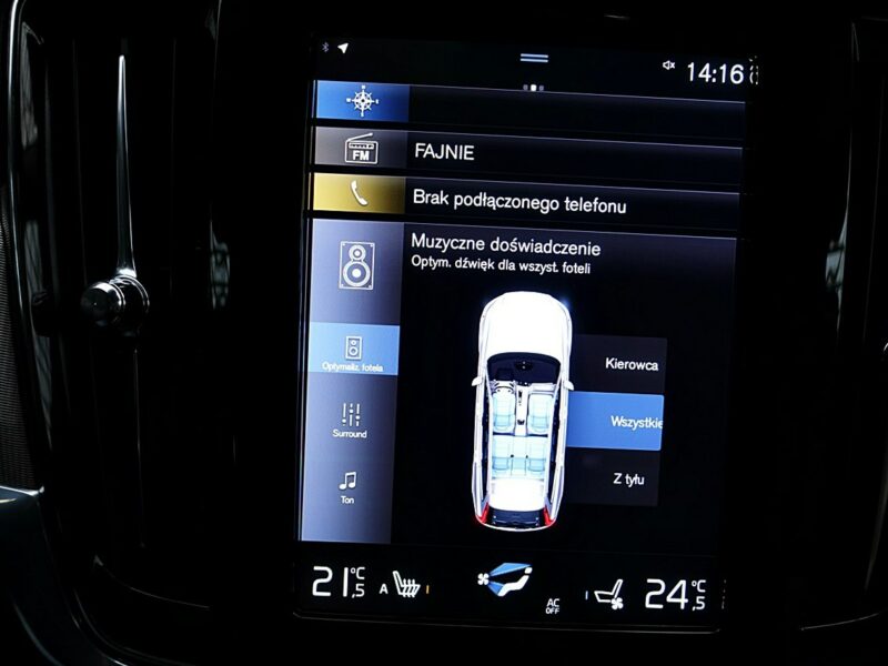 Volvo V90 Cross Country HARMAN/kardon MASAŻE 3Lata GWAR I-wł Kraj Bezwypad D5 235KM 4x4 FV23%