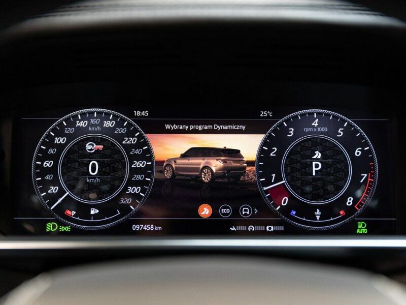 Land Rover Range Rover Sport SVR 5.0 Supercharged V8 575KM. Spectral Blue SVO! Bezwypadkowy. FV23%. II (2013-)